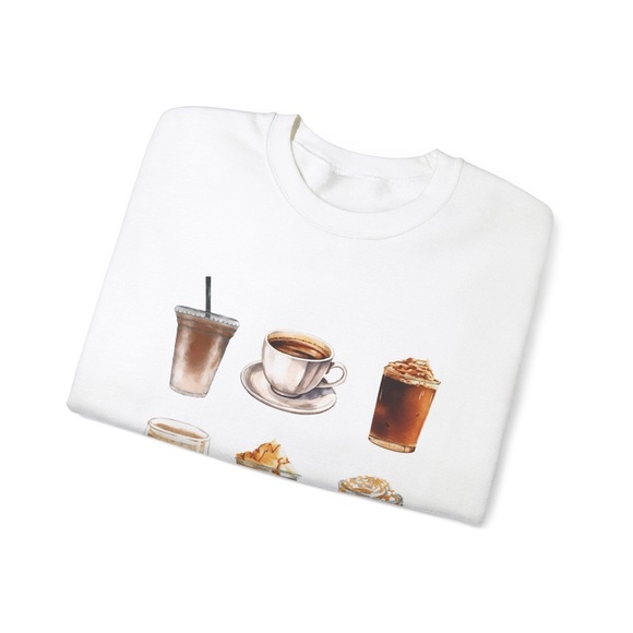 Coffee Lover Cute Cozy Sweatshirt - Picture 6 of 8